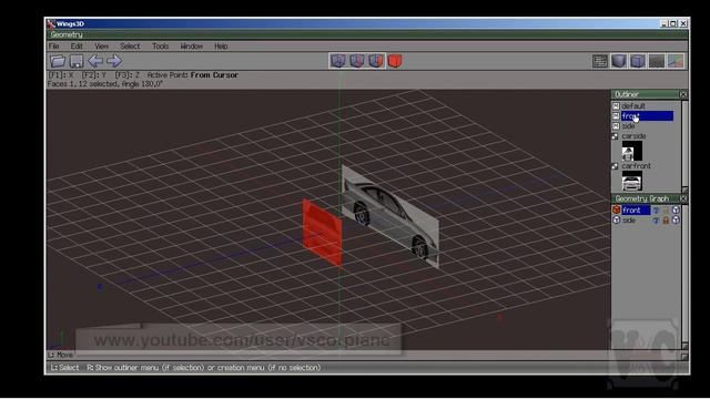 Wings3D Tutorial - Car Modeling 3D Reference Set Up by VscorpianC смотреть онлайн