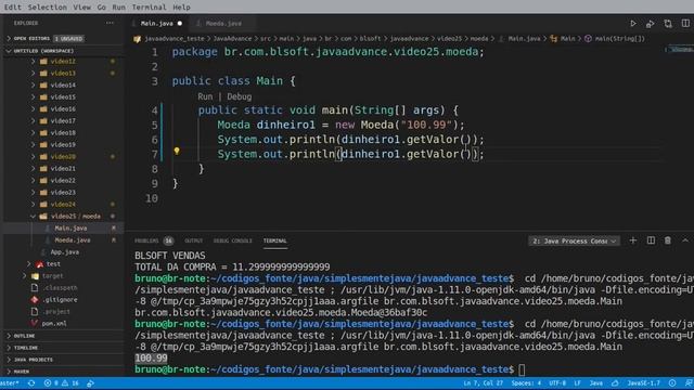 Java Advance #25 Trabalhando com moeda ou dinheiro em reais no java смотреть онлайн