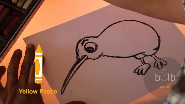 How To Draw A Kiwi | Scribble For Kids смотреть онлайн