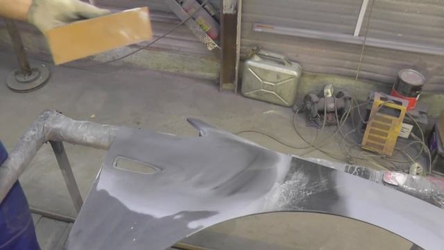 Красим уверенно №5. Шлифовка детали под грунт "мокрый по мокрому". смотреть онлайн