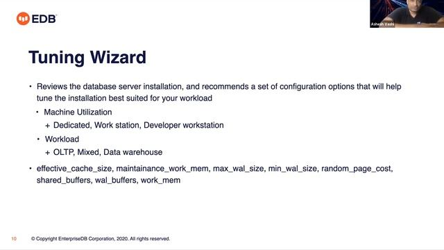 Improving Performance in Postgres - Using the Postgres Tuning Wizard in PEM смотреть онлайн