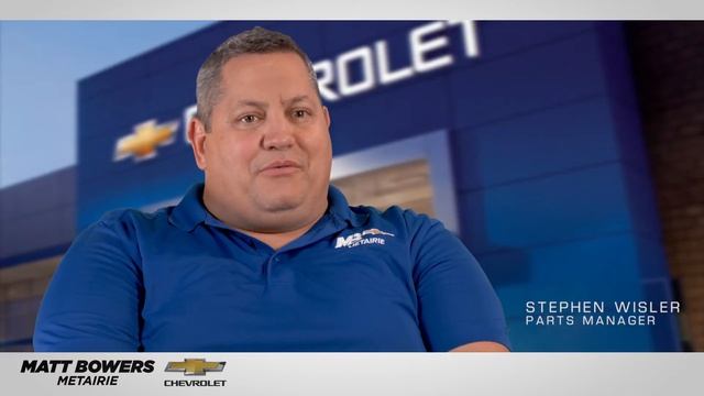 Stephen Wisler, Parts Manager at Matt Bowers Chevy Metairie, LA смотреть онлайн