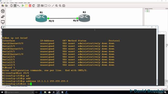 GNS3 2.1 Install and configuration on Windows 10 (Part 6): Cisco IOS network using Dynamips смотреть онлайн