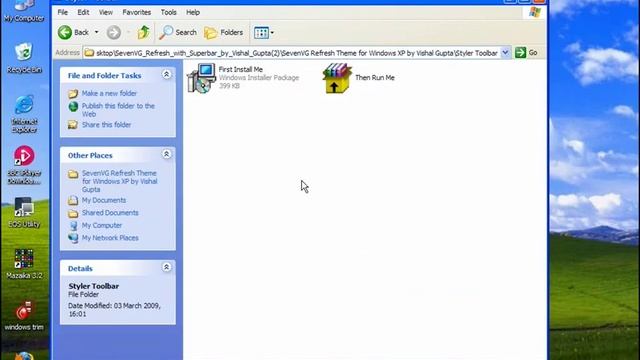 Make Windows XP look like Windows 7 смотреть онлайн