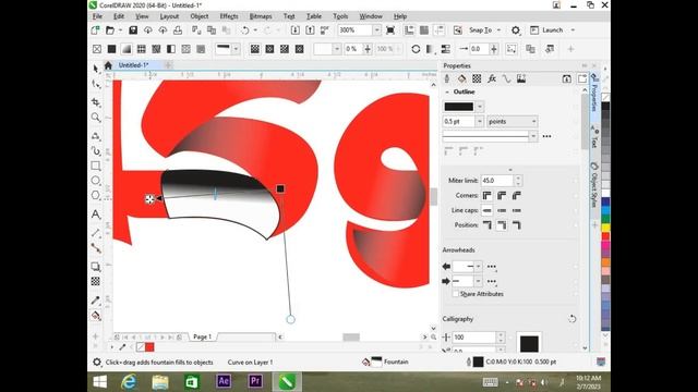 urdu logo design in corel draw and Photoshop huzafa graphic mughal graphics смотреть онлайн