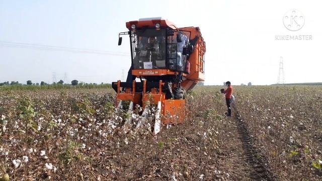 Shaktiman cotton harvester #hdpscotton #cottonpicker #india #Gujarat смотреть онлайн