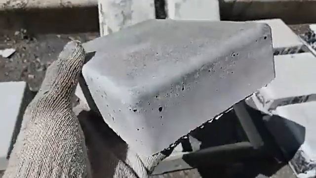 Разформовка тротуарной плитки ФЭМ смотреть онлайн