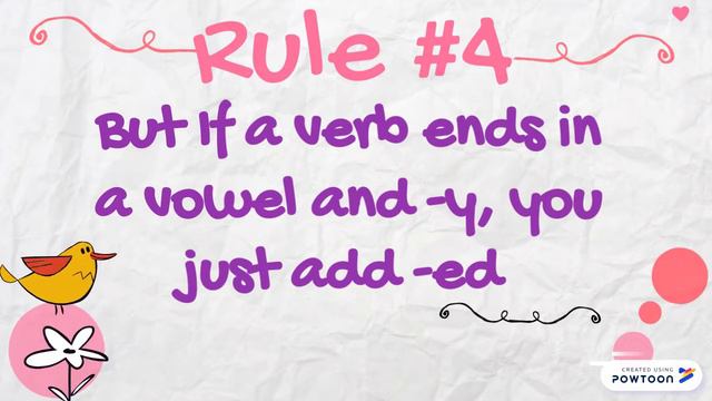 Simple Past Tense, Regular Verbs смотреть онлайн
