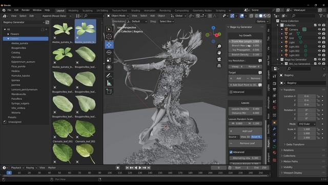 Baga Ivy - The Ultimate Ivy Generator For Blender! смотреть онлайн
