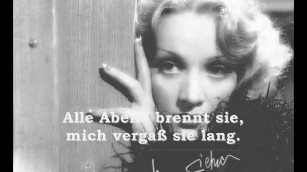 Marlene Dietrich - Lili marleen song and text