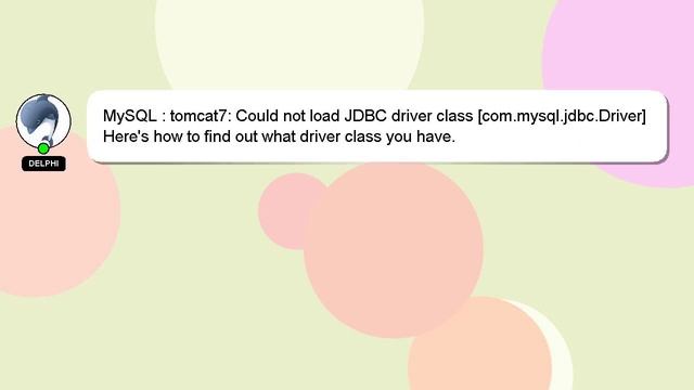 MySQL : tomcat7: Could not load JDBC driver class [com.mysql.jdbc.Driver] смотреть онлайн
