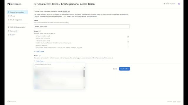 Air WP Sync - Airtable To WordPress: How To generate a personal access token смотреть онлайн
