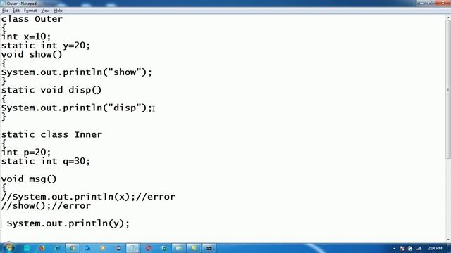 Static Nested Class In Java || Inner Class in Java Tutorial In Hindi смотреть онлайн