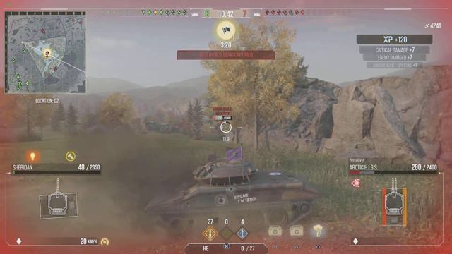 Returning map Karelia. Sheridan 10.6K damage. World Of Tanks Console смотреть онлайн