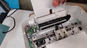 Taking apart HP Deskjet 2130 Printer to fix Paper Jam or replace part