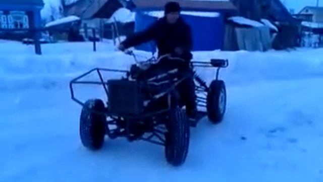 Самодельный квадроцикл видео №2 смотреть онлайн