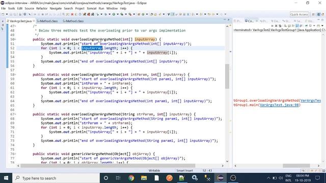 Java - Var Args : Part 1 смотреть онлайн