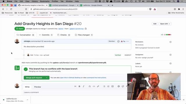 Update Open Brewery DB data with Github and Google Sheets смотреть онлайн