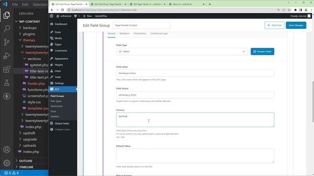 Tutorial wordpress ne shqip , pjesa fundit. Krijimi dhe konsumimi i flexible content dhe repeater. смотреть онлайн