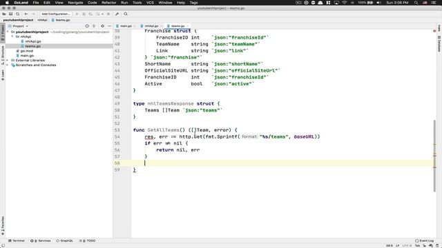 Learn Go by building small projects - P01E01 Fetch External Api with the Http packages смотреть онлайн
