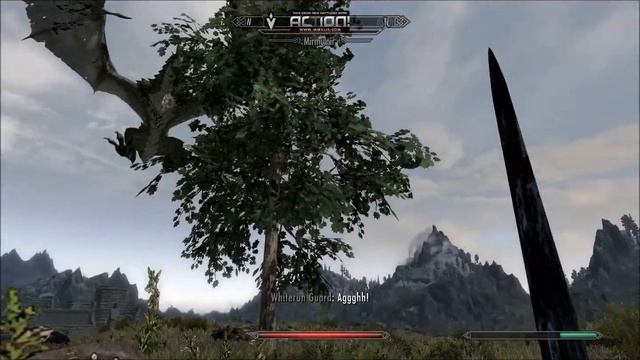 Skyrim - Fighting Badass Dragon Feat. Dark metal смотреть онлайн