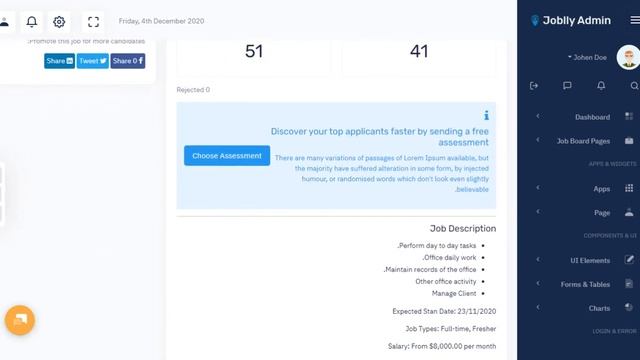 Job Board HTML Template Bootstrap 5 Admin Dashboard – Joblly смотреть онлайн
