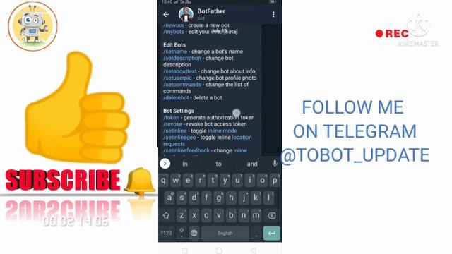 How to set commands in telegram bot || टेलीग्राम bot में कमांड कैसे सेट करें. || tobot update смотреть онлайн