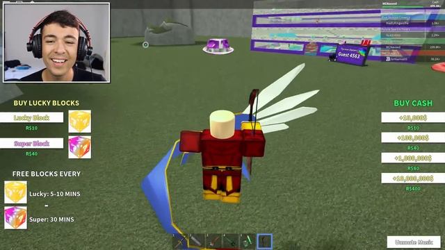 Roblox LUCKY BLOCKS IN ROBLOX!! PLAY THE LUCKY BLOCKS TYCOON!! смотреть онлайн