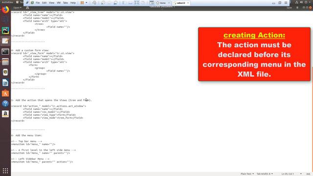How to Create a Model and Action Menuitem in Odoo смотреть онлайн