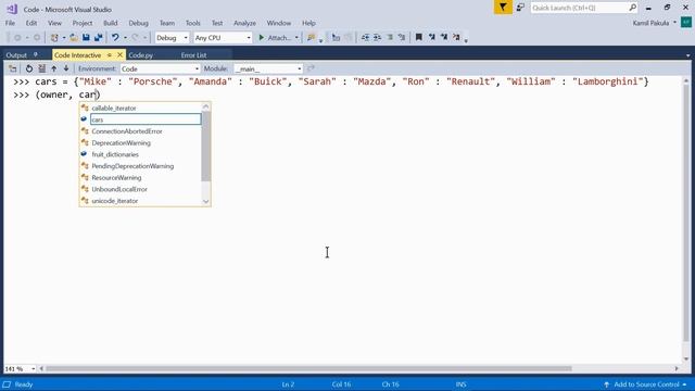 Dictionary Methods: pop and popitem смотреть онлайн