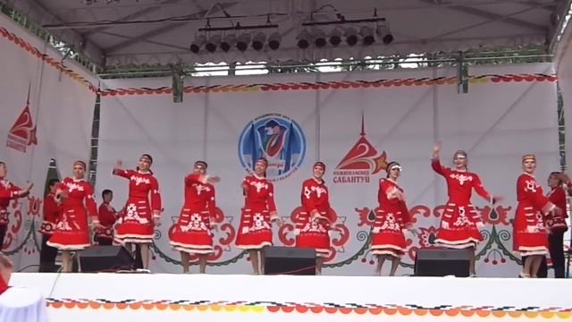 Чувашский танец на Сабантуе смотреть онлайн