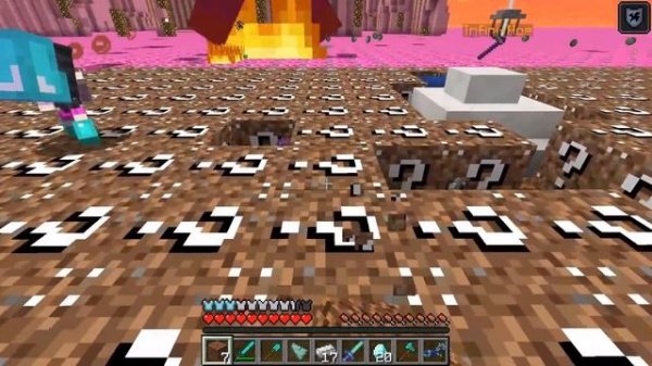 LUCKY BLOCK NOOB WORLD vs LUCKY BLOCK GIRL WORLD in MINECRAFT!