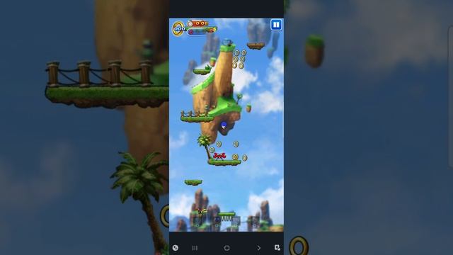 sonic jump android/ios gameplay смотреть онлайн