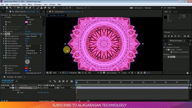 Vector Shape Animation in Adobe After Effects CC смотреть онлайн