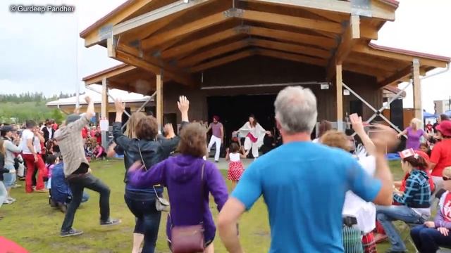 Canada Day Bhangra In Whitehorse, Yukon Territory, Canada