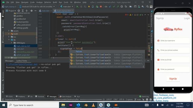 Ride Sharing Flutter App 6 (Email & Password Auth using Firebase) part 1 смотреть онлайн