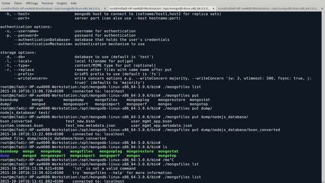 4 MongoDB تخزين الملفات смотреть онлайн