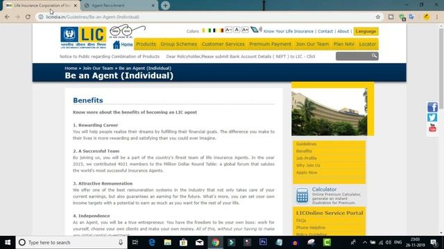 Life Insurance Corporation Of India Agent Posts Notification 2019 || Latest Job Notifications смотреть онлайн