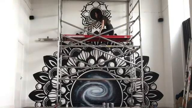 Mandala Galaxy Gate mural by PhloxGraphix смотреть онлайн