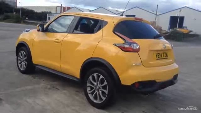 NISSAN JUKE TEKNA DCI YELLOW 2014 смотреть онлайн