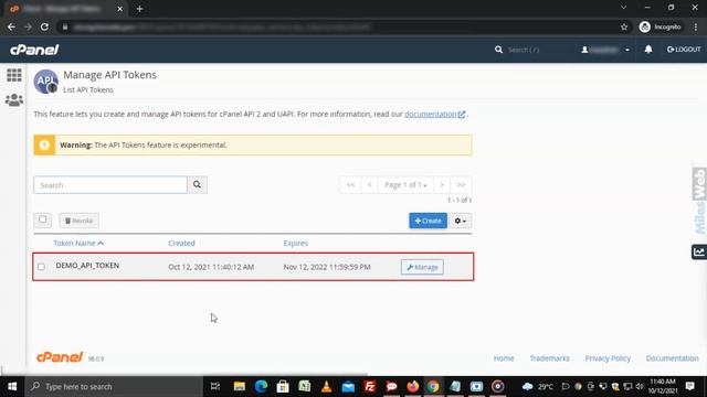 How to Create and Manage API Tokens in cPanel? | MilesWeb смотреть онлайн