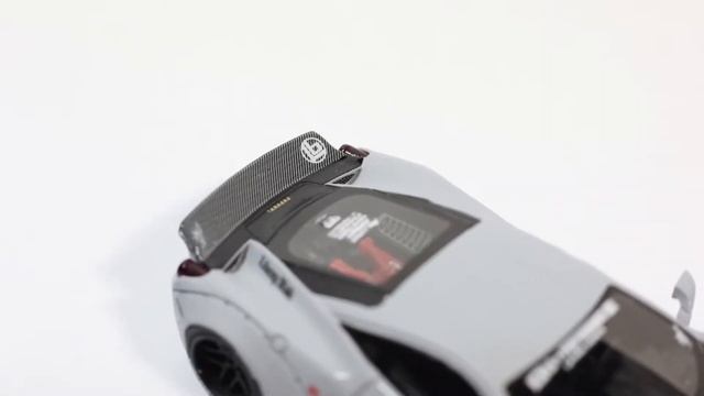 Diecast LB Performance Ferrari 458 Grey Liberty Walk 1/64 смотреть онлайн
