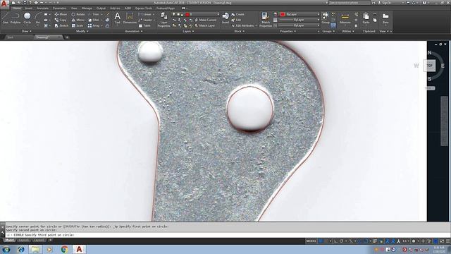 how to trace image on AUTO CAD !! IMPORT PICTURE ON AUTO CAD. смотреть онлайн