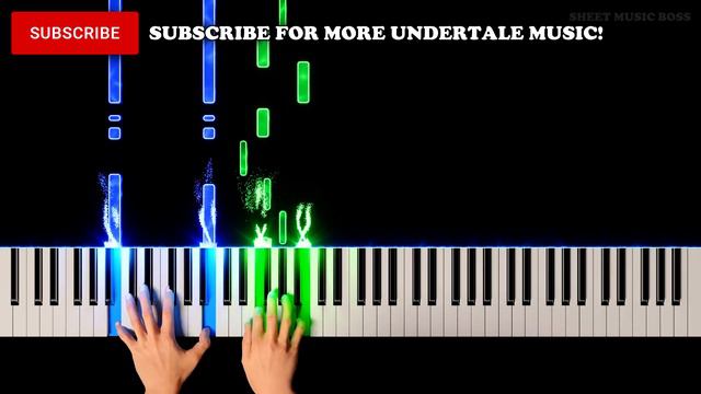 Undyne (from Undertale) - Piano Tutorial смотреть онлайн