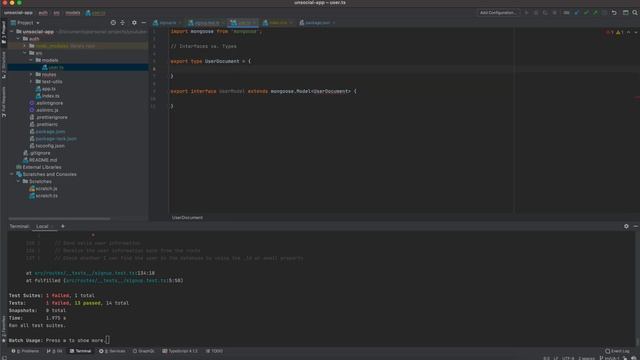 Integrating the signup route with MongoDB: Building a microservices-based NodeJS and React app #013 смотреть онлайн