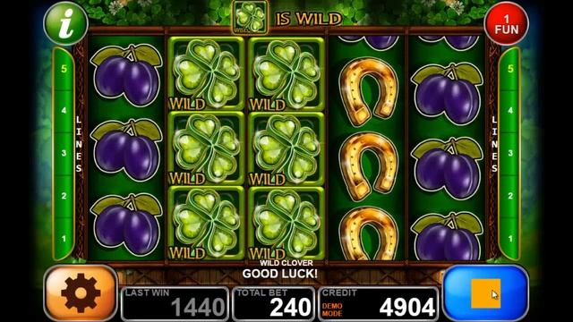 Wild Clover - Slot Machine - 20 Lines смотреть онлайн