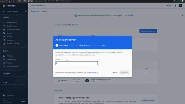 Cloud Firebase : Custom Domain & CloudFlare Setup with Domain смотреть онлайн