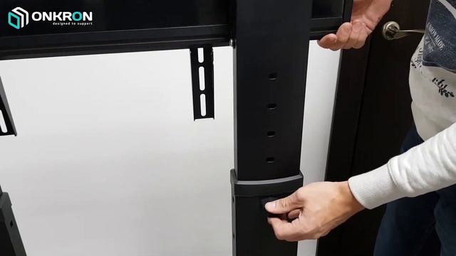 Video Instruction of Height Adjustment for Mobile TV Stand ONKRON TS2771. смотреть онлайн