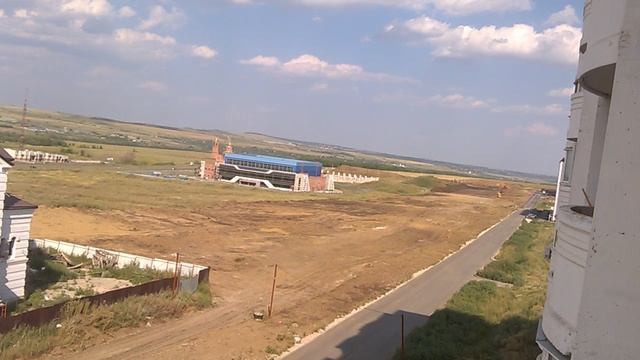 Саратов. Солнечный-2. Начало строительства Аллеи Героев Отечества.