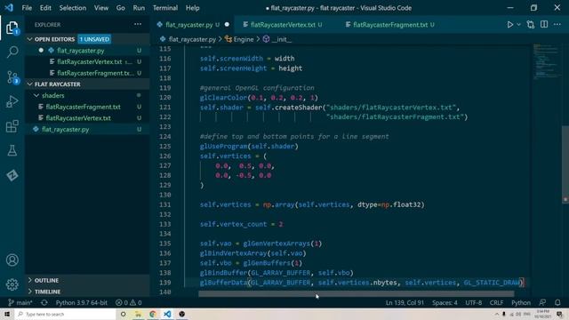 PyOpenGL RayCasting: flat raycaster смотреть онлайн